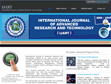 Tablet Screenshot of ijartjournal.com